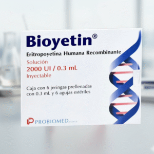 ERITROPOYETINA 2000UI BIOYETIN CON 12 FCOS